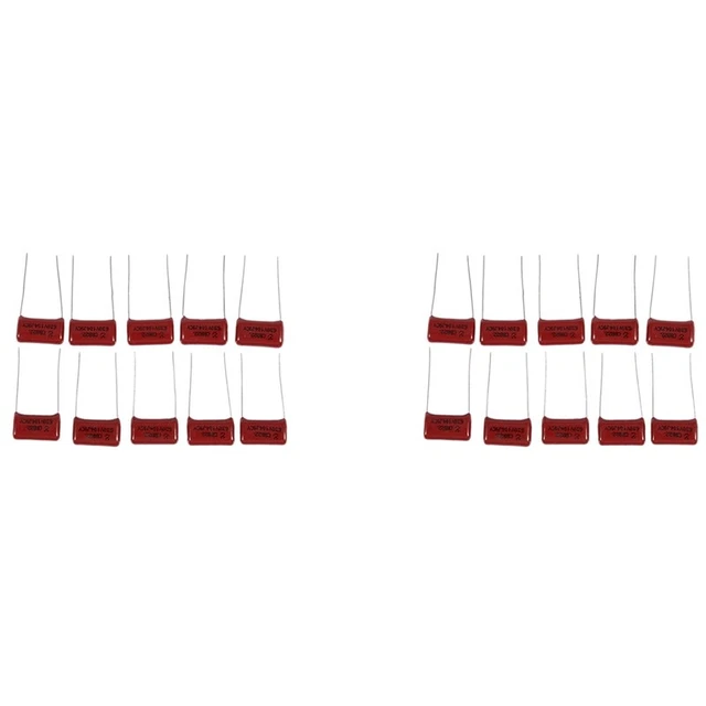 20 Stueck CBB22 630V 0.1UF 104J Radiale Blei Metall Folie Kondensatoren L3S4