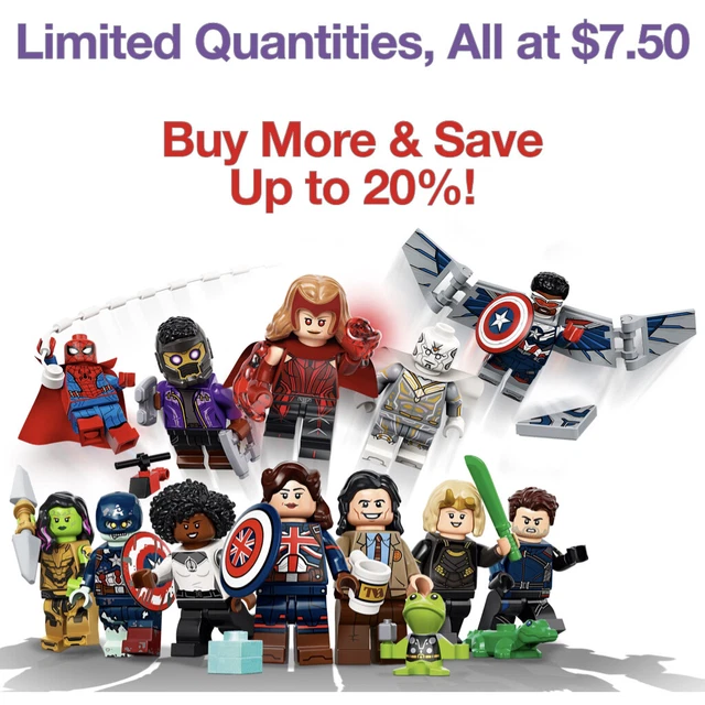 NEW LEGO MARVEL Studios Minifigures 71031 Loki T’Challa Zombie Captain