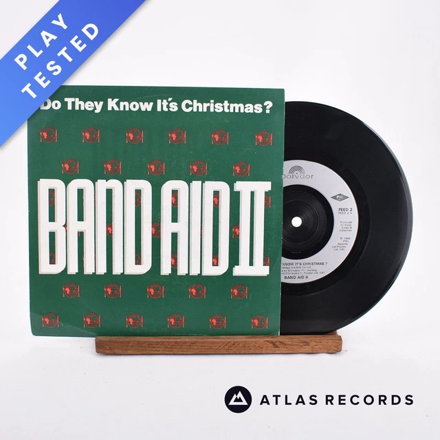 BAND AID II Do They Know It's Christmas? 7" Vinyl Record EX £4.00