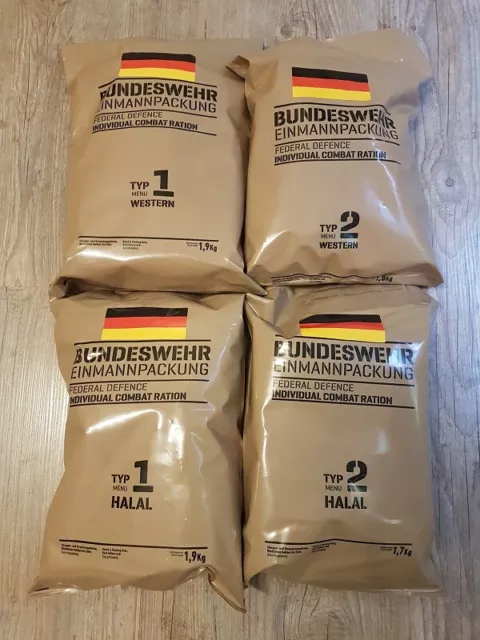 Neu Bundeswehr Epa Version 2018 Bw Mre Einmannpackung Camping Essen Food Meal