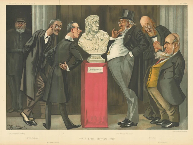 VANITY FAIR SPY CARTOON FOLIO Committee of Taste. The Lord Protect Us! 1898