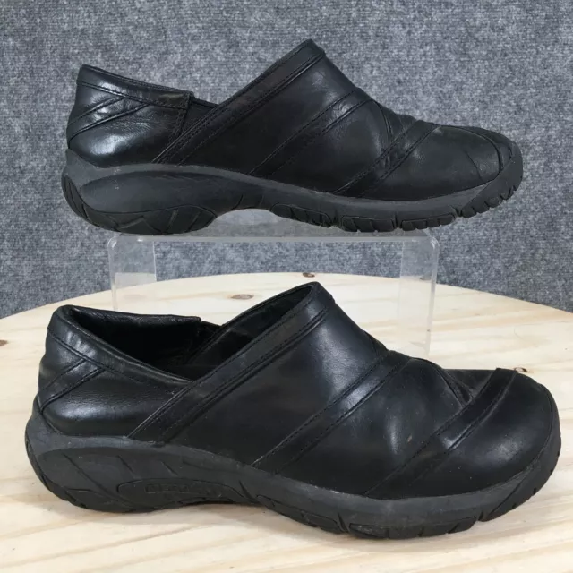 Merrell Shoes Womens 7.5 Encore Eclipse 2 Casual Slip On Black Leather J46732