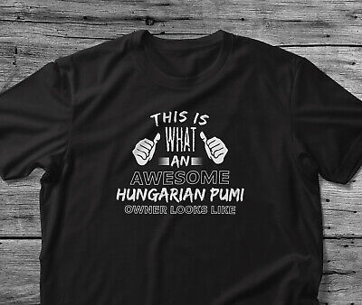 Hungarian Pumi T Shirt Gift TIW Awesome Dog Owner