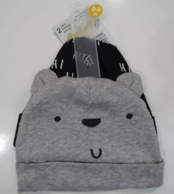 Gerber Baby Animal Caps Hats 2 Pack Nwt