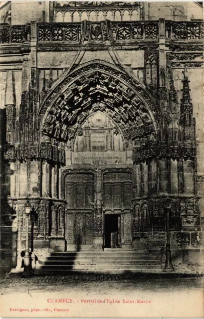 CPA AK CLAMECY - Portail de l'Église St-MARTIN (517977)