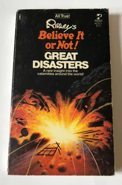 Ripleys Believe It Or Not!  Great Disasters Paperback Pocket Books VTG 1979
