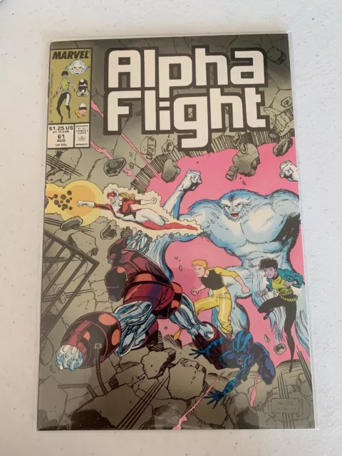 Alpha Flight # 61 Marvel Comics, NEAR MINT CONDITION - FREE SHIPPING