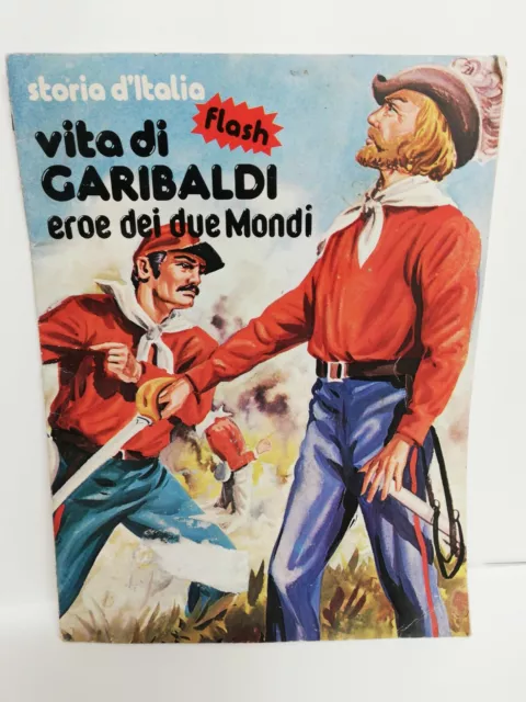 Vita Di Garibaldi Eroe Dei Due Mondi Album Figurine 1982 Edizione Flash Vintage