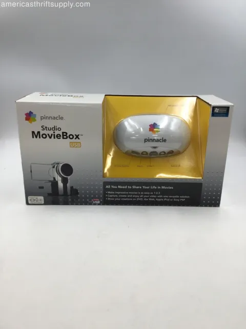 Pinnacle Systems Studio Movie Box White USB All-In-One Video Capture Devices