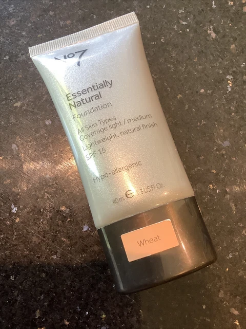 No7 essenzialmente naturale ~ grano ~ fondotinta leggero/medio SPF 15 40 ml
