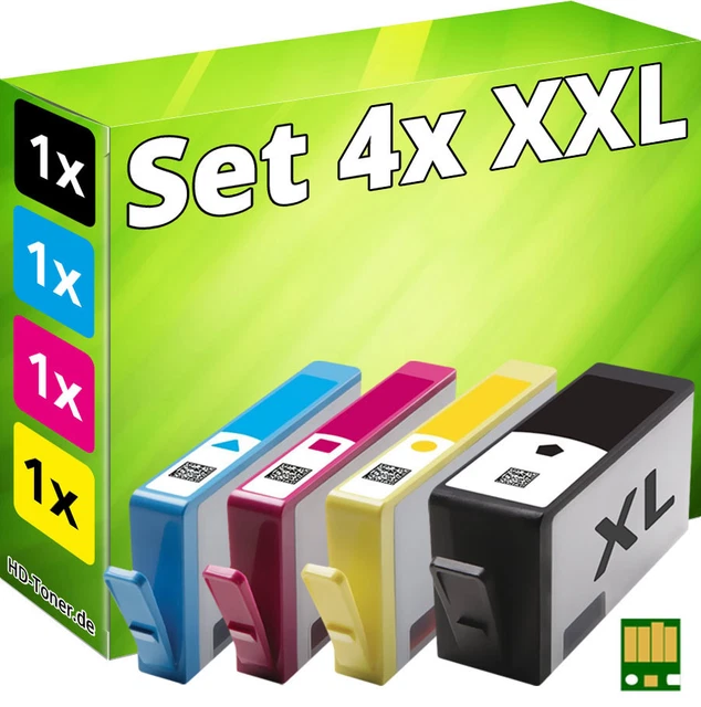 4x Cartuccia Compatibile HP364XL 5510 5514 5515 5520 5522 5524 6510 6520 7510