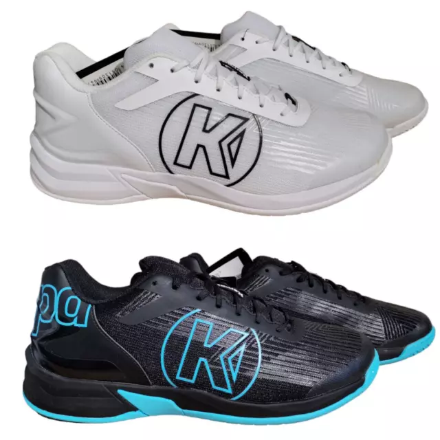 Kempa Attack Three 2.0 Low weiß schwarz aqua Handball Hallenschuhe NEU