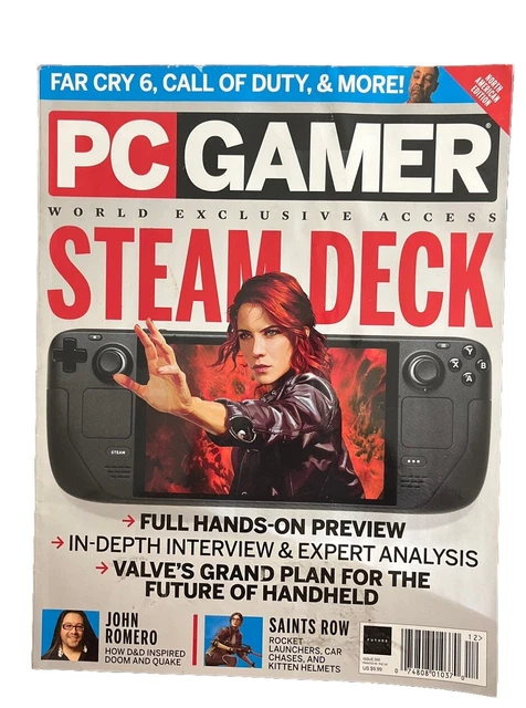 PC GAMER MAGAZINE For Video Games Computer Games December 2021 #350 ...