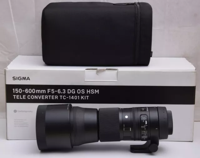 Sigma DG OS HSM 150-600mm 1:5-6.3 Fast Zoom Lens (CANON EF) VGC - FREEPOST