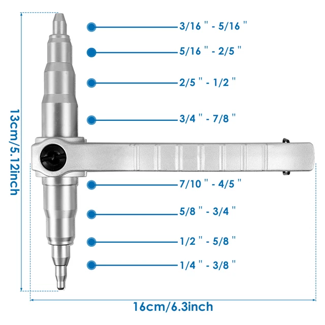 TUBE EXPANDER MANUAL Pipe Expanding Tool Zinc Alloy Pipe Tube Swaging ...