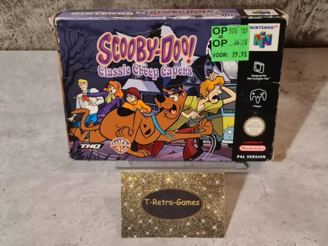 N64 Nintendo 64 Scooby-Doo! Classic Creep Capers mit OVP und Anleitung EUR