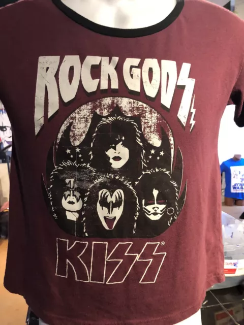 Kiss Red -ish medium rock god ladies New York City Gene Simmons Paul Stanley