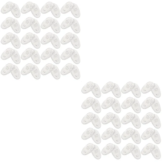 60 pares de almohadillas para gafas almohadilla para puente