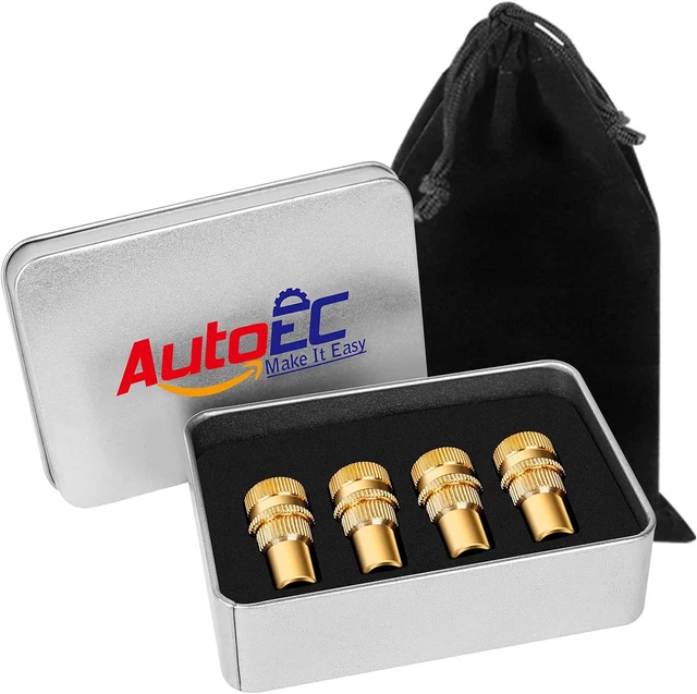 Automatic Tire Deflators Kit, 4 Pack Tire Deflators Offroad Accessories, 6-30 PS