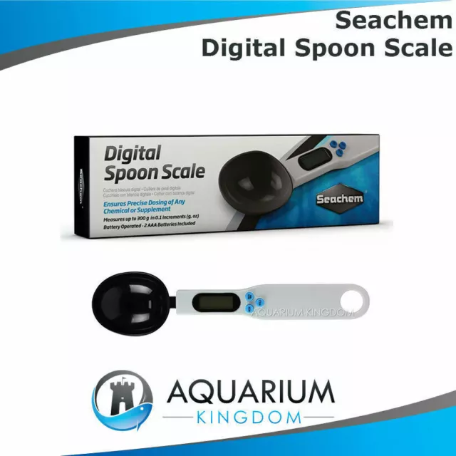 Seachem Digital Spoon Scale - Measuring Weight Dosing of Chemicals Food