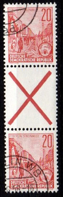 DDR Zusammendruck  Mi.Nr.  580  2x  gestempelt