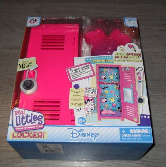 Real littles locker disney edition with exclusive mini mouse backpack
