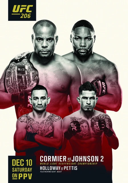 Cormier Vs Johnson Poster Locandina 45X32Cm || Arti Marziali Mma Ufc