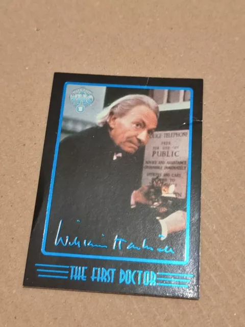 Doctor Who Cornerstone Series 4 Trading Card Facsimile Foil Autograph 1St Dr