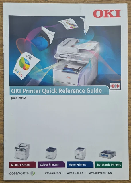 OKI Printer Quick Reference / Product Guide (June 2012)