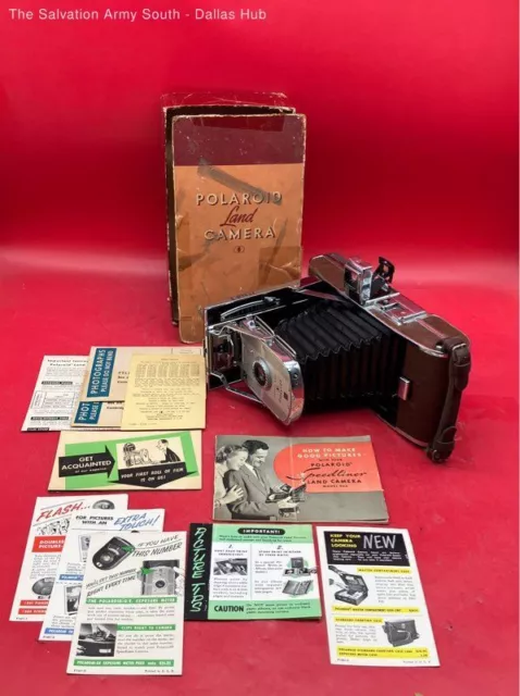 Polaroid Speedliner Land Camera Model 95A in Box w/ Original Paperwork