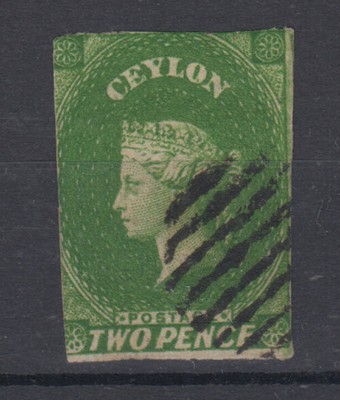 COLONIE INGLESI CEYLON 1899-1900 3 CENTESIMI VERDE N.257 USATO 