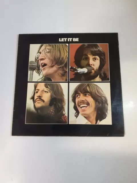 Vintage THE BEATLES "Let It Be" PARLOPHONE Apple Label - PCS 7096 (1970)