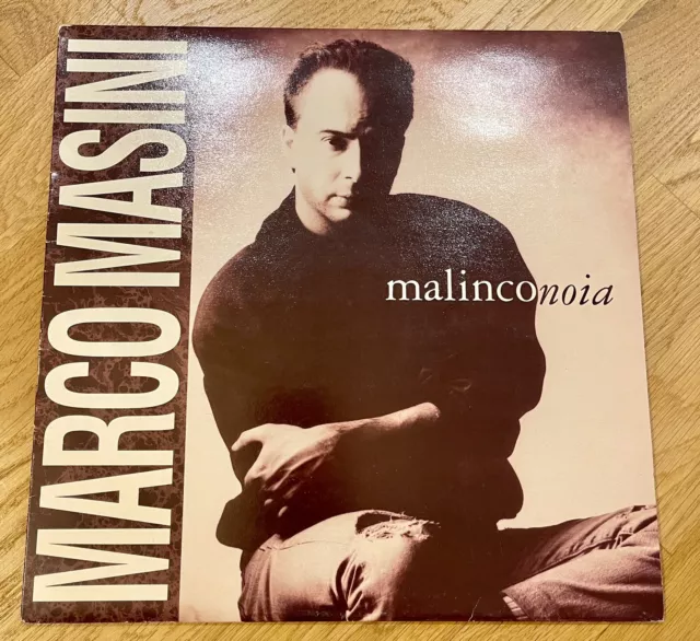 Marco Masini Malinconia Vinile Vinyl 12“ Lp 33 Giri Vintage