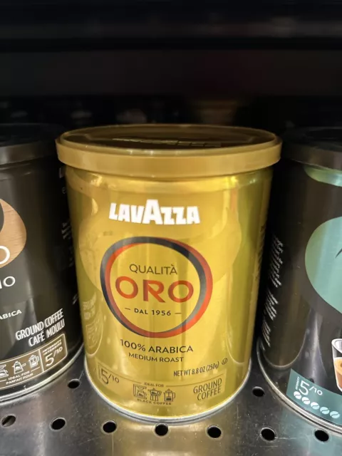 Lavazza Pack Of 10 Of Qualita Oro Ground Coffee Blend, Medium Roast