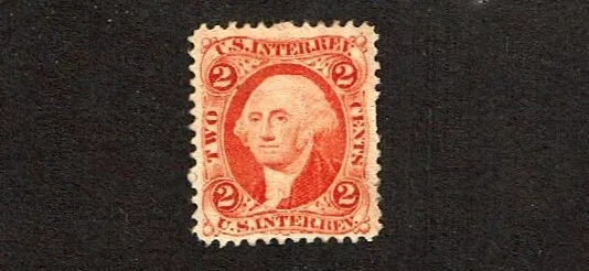 1862-71 Revenue First Issue Washington 2c Org INTERNAL REVENUE  Sc#R15c Mint *