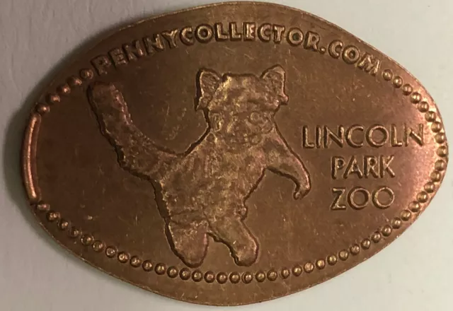 Lincoln Park Zoo Pressed Penny Elongated Souvenir Chicago Illinois PP5