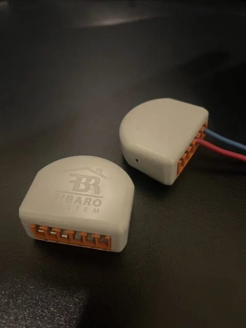 2x FIBARO HomeKit Single Switch / Micromodule Commutateur HomeKit