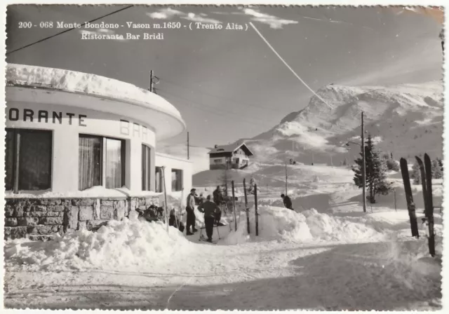 Monte Bondone - Vason - Trento - Ristorante Bar Bridi - Viagg. 1962 -93730-