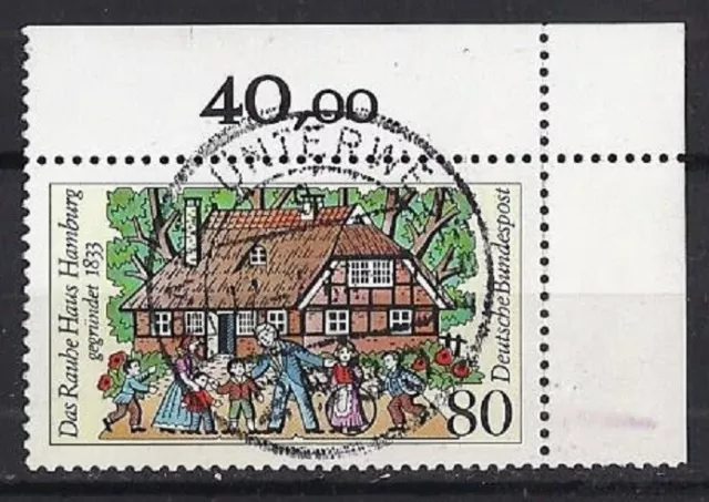 Bund BRD Mi 1186 aus 1983 ORTSVOLLSTEMPEL Brake Unterweser 150 Jahre Rauhe Haus