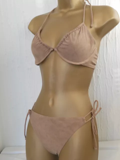 New Victorias Secret Miracle Bra Forever Sexy Convertible Halter Bikini Sz  32C