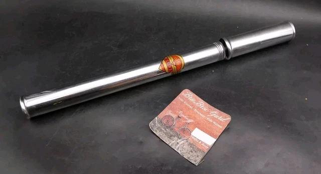 Ancienne Pompe vélo 1900/20 laiton PARIS old Bike Pump