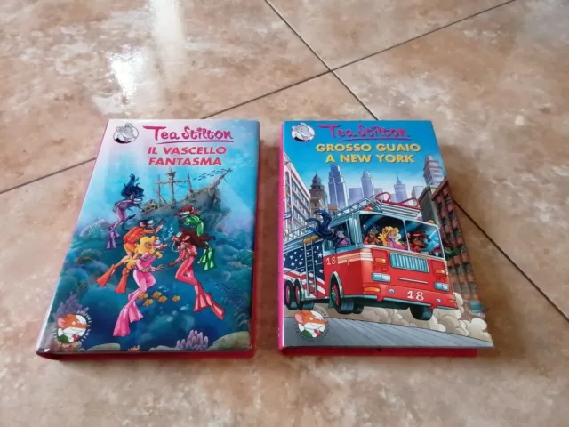 2 libri tea stilton vascello fantasma 5 grosso guaio a new York 6 tea Sisters