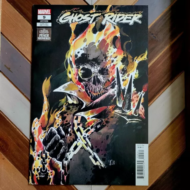 GHOST RIDER #9 (Marvel 2022) Peach Momoko cover, New/Unread