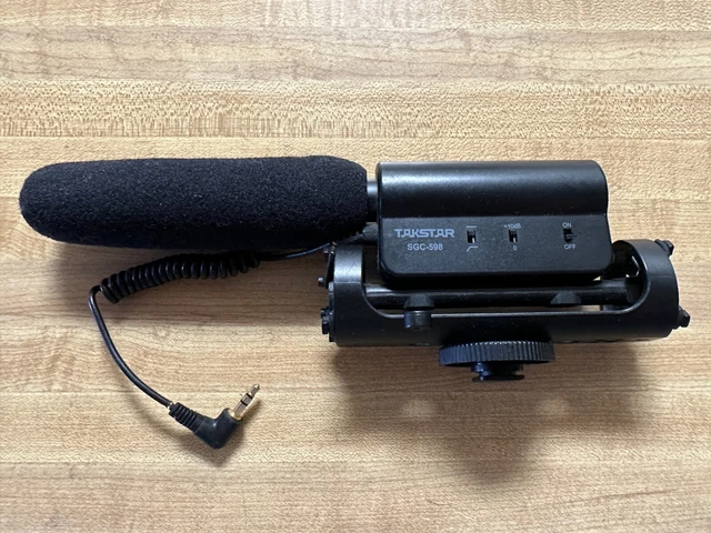 Takstar SGC-598 Compact Shotgun Microphone Interview Mic for DSLR