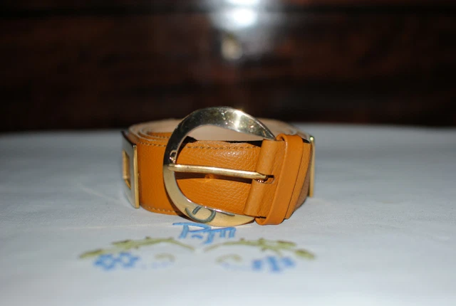 Ceinture Femme Chambord En Peau De Serpent Véritable - Taille 85/34 - Largeur 2 Cm - Quasi Neuve