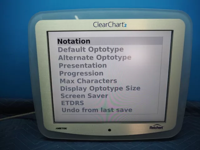 Reichert ClearChart 2 Digital Acuity System Tested with Remote & 60 Day Warranty