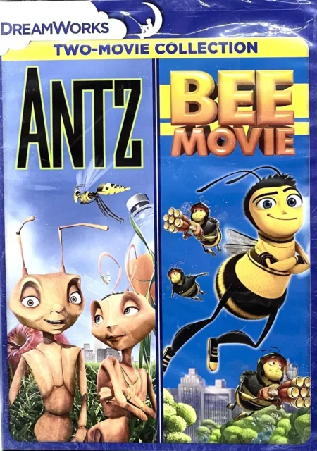 DREAMWORKS DOUBLE FEATURE: Antz + Bee Movie - DVD - Brand New