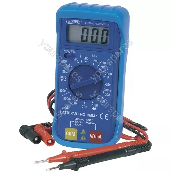 Draper 16 Function Digital Multimeter