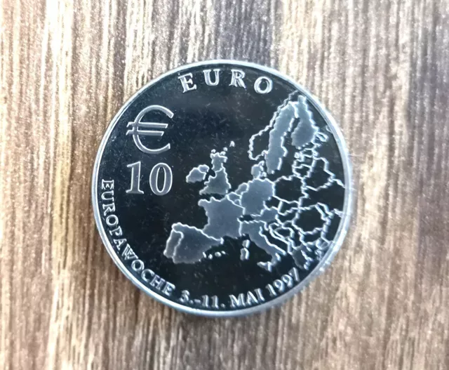 Medaille LBB Europawoche 1997 10 Euro Brandenburger Tor