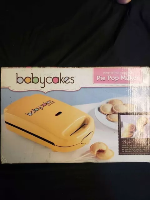 Babycakes The Original Pie Pop Maker Nonstick Coated Model PM-25 Not used